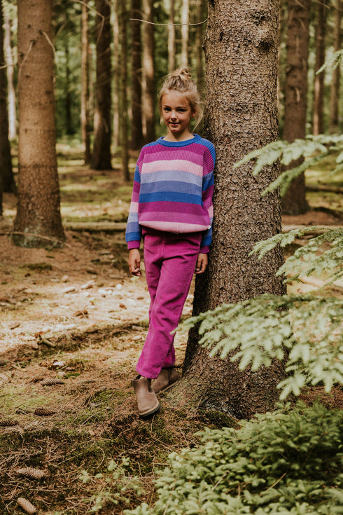Trousers Beau Corduroy - PURPER