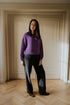 WOMEN'S Trousers Beau Corduroy - CHARCOAL