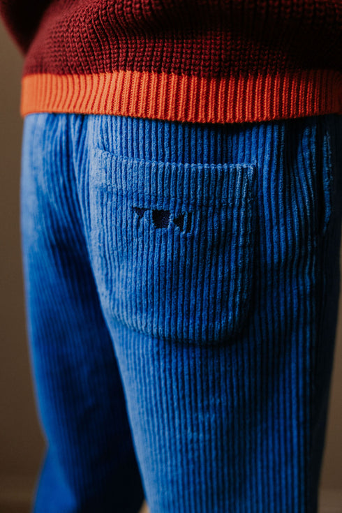 Trousers Beau Corduroy - COBALT