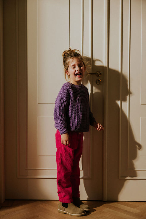 Trousers Beau Corduroy - FUCHSIA