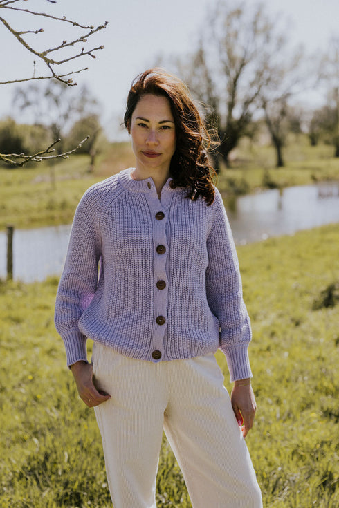 WOMEN'S Trousers Beau Corduroy - MILK (PO)