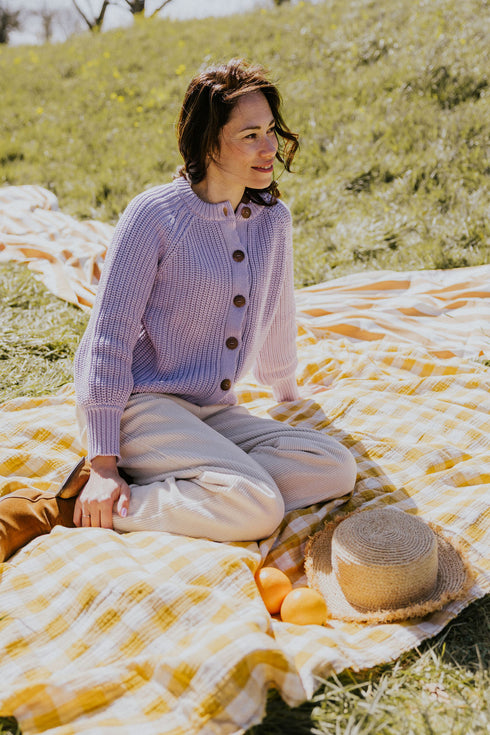 WOMEN'S Trousers Beau Corduroy - MILK (PO)