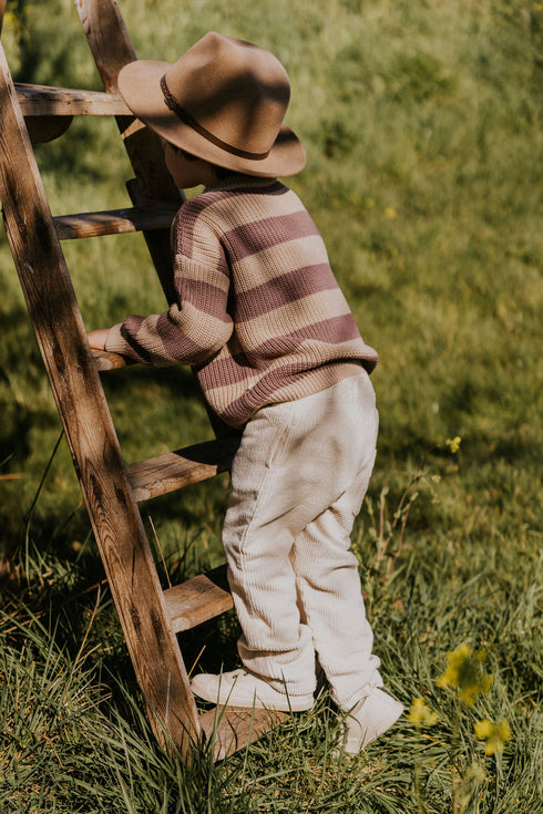 Trousers Beau Corduroy - MILK