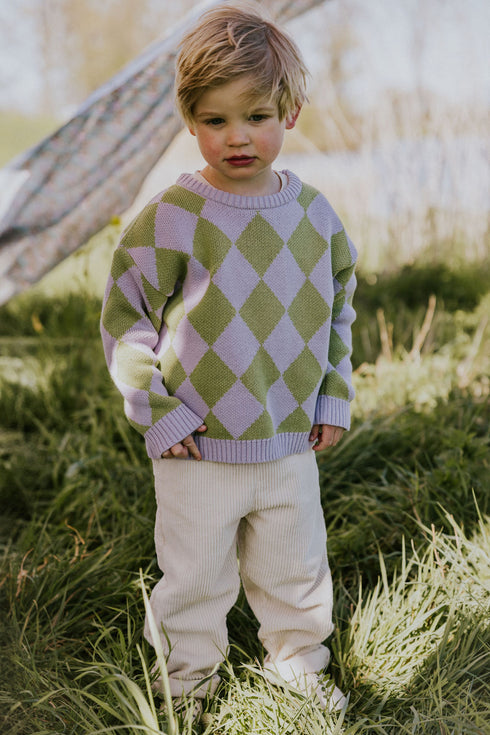 Trousers Beau Corduroy - MILK