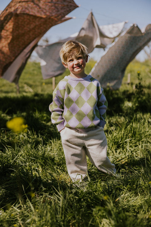 Trousers Beau Corduroy - MILK