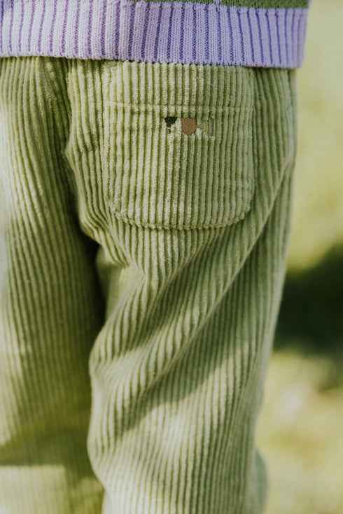 Trousers Beau Corduroy - OLIVE
