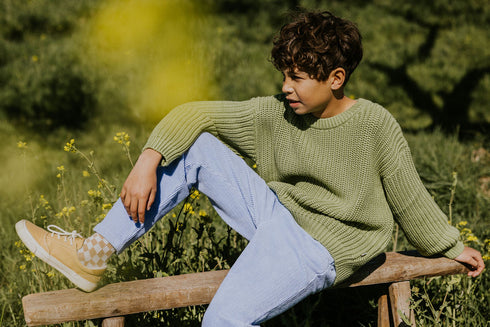 Trousers Beau Corduroy - CORNFLOWER