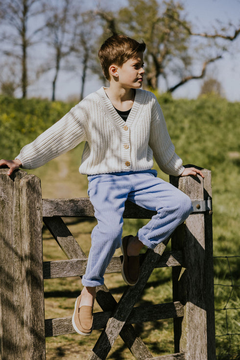Trousers Beau Corduroy - CORNFLOWER