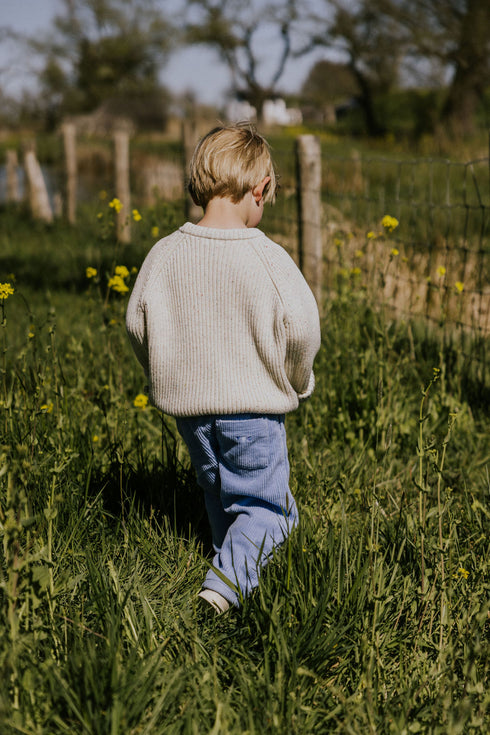 Trousers Beau Corduroy - CORNFLOWER