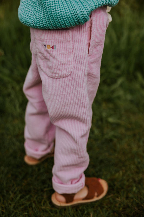 Trousers Beau Corduroy - BUBBLE GUM PINK