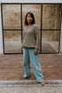 WOMEN'S Trousers Beau Corduroy - OCEAN