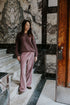 WOMEN'S Trousers Beau Corduroy - MAUVE