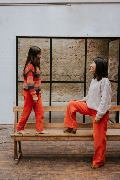 WOMEN'S Trousers Beau Corduroy - POPPY (PO)