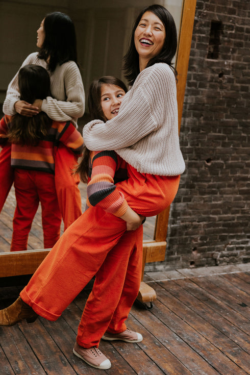 WOMEN'S Trousers Beau Corduroy - POPPY (PO)