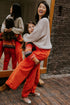 WOMEN'S Trousers Beau Corduroy - POPPY (PO)