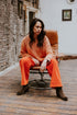 WOMEN'S Trousers Beau Corduroy - POPPY (PO)