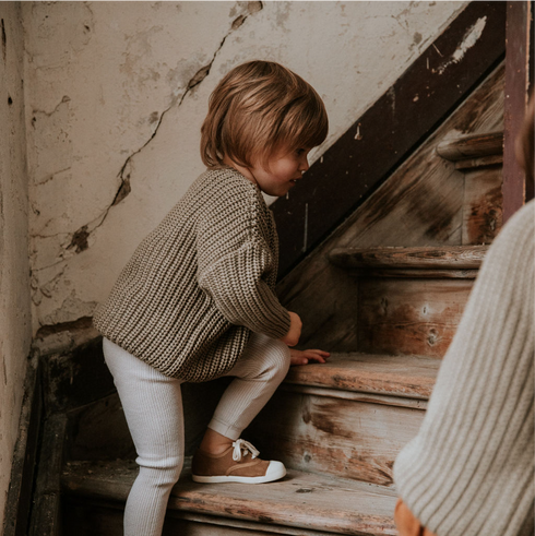 Chunky Knitted Sweater - SAGE