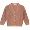 Chunky Knitted Cardigan - BLUSH