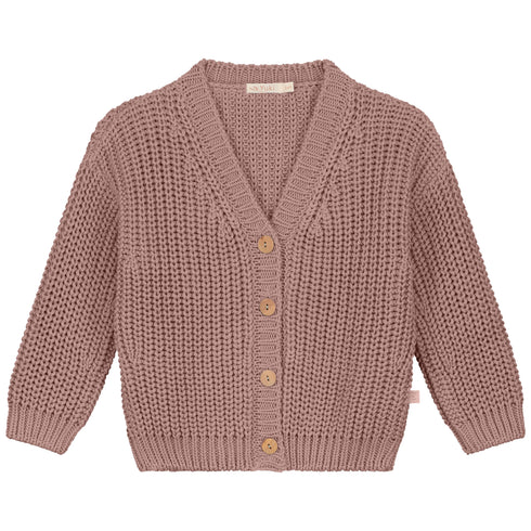 Chunky Knitted Cardigan - MIST
