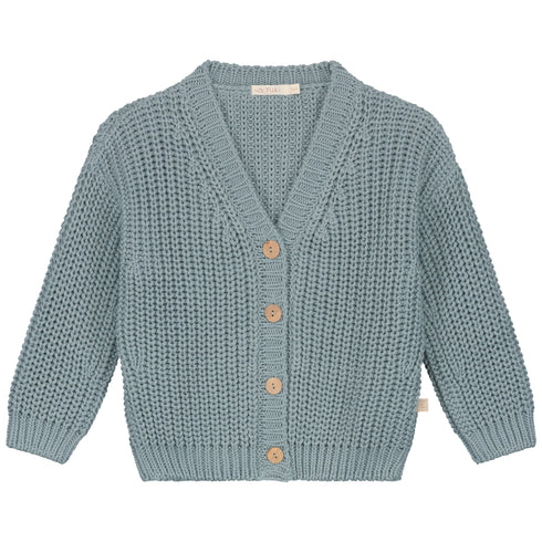 Chunky Knitted Cardigan - OCEAN