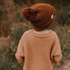 Chunky Beanie with Pompom - RUST