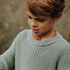 Chunky Knitted Sweater - OCEAN