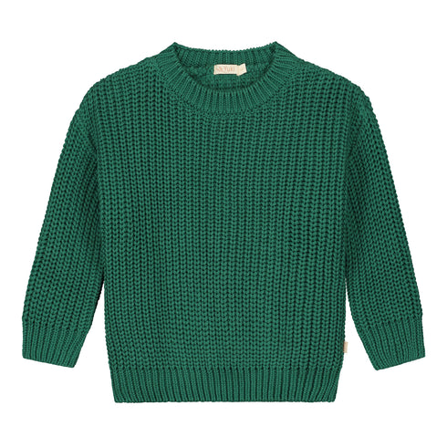 Chunky Knitted Sweater - LEAF