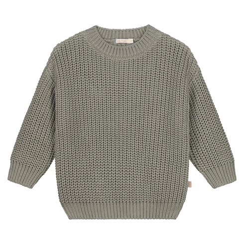 Chunky Knitted Sweater - SAGE