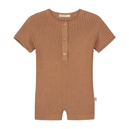 Jumpsuit Rib - BISCUIT