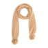 Knitted Scarf with Pompom - OAT