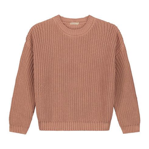 Chunky Knitted WOMEN'S Sweater - BLUSH (PO2)