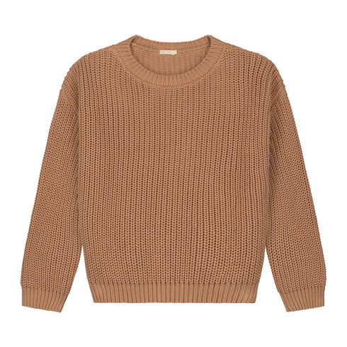 Chunky Knitted WOMEN'S Sweater - BISCUIT