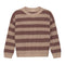 Chunky Knitted WOMEN'S Sweater - STRIPES DUST