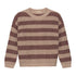Chunky Knitted WOMEN'S Sweater - STRIPES DUST