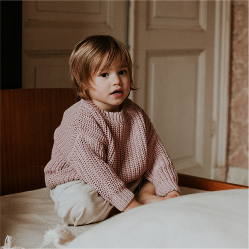 Chunky Knitted Sweater - BLOSSOM