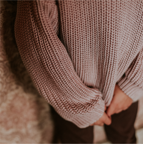 Chunky Knitted Sweater - BLOSSOM