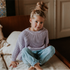Chunky Knitted Sweater - LILAC
