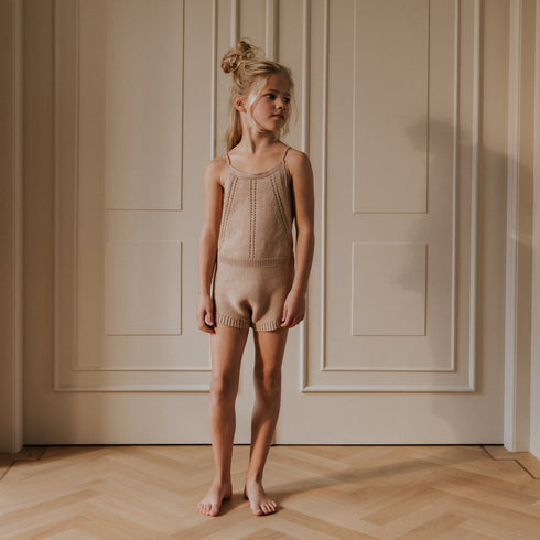 Knitted Summer Playsuit - SHELL