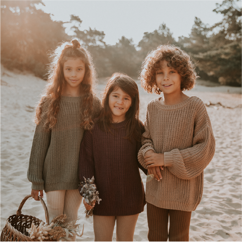 Chunky Knitted Sweater - FIG