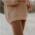 Chunky Knitted Sweater - TOFFEE