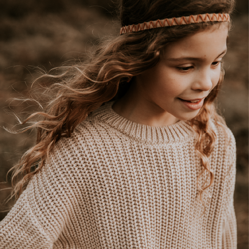 Chunky Knitted Sweater - MOON
