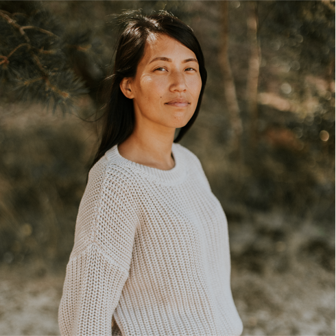 Chunky Knitted WOMEN'S Sweater - MOON (PO2)
