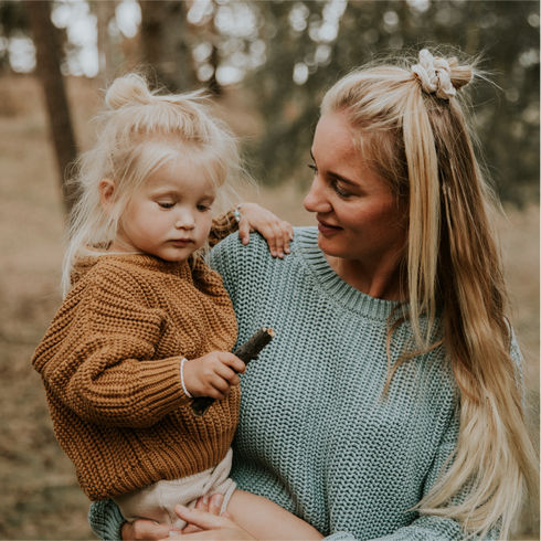 Chunky Knitted WOMEN'S Sweater - OCEAN