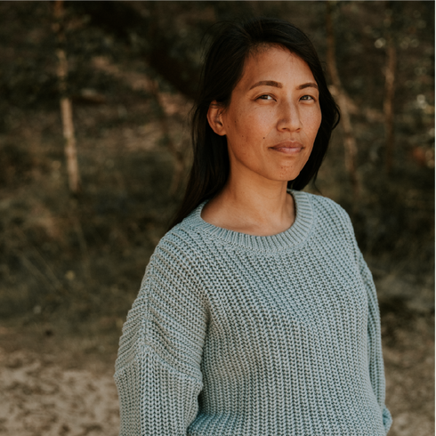 Chunky Knitted WOMEN'S Sweater - OCEAN