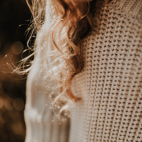 Chunky Knitted Sweater - MOON