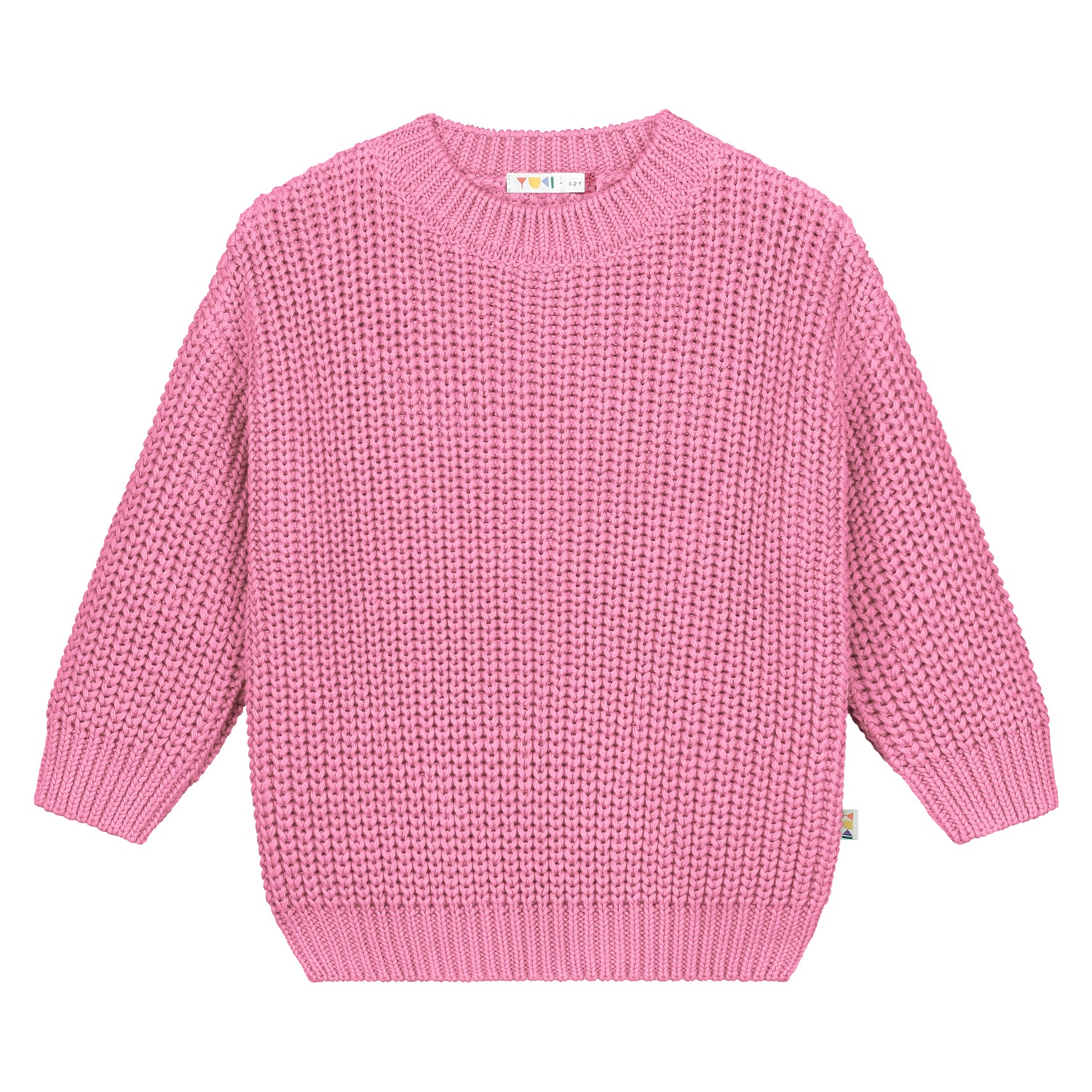 Chunky Knitted Sweater BUBBLE GUM PINK