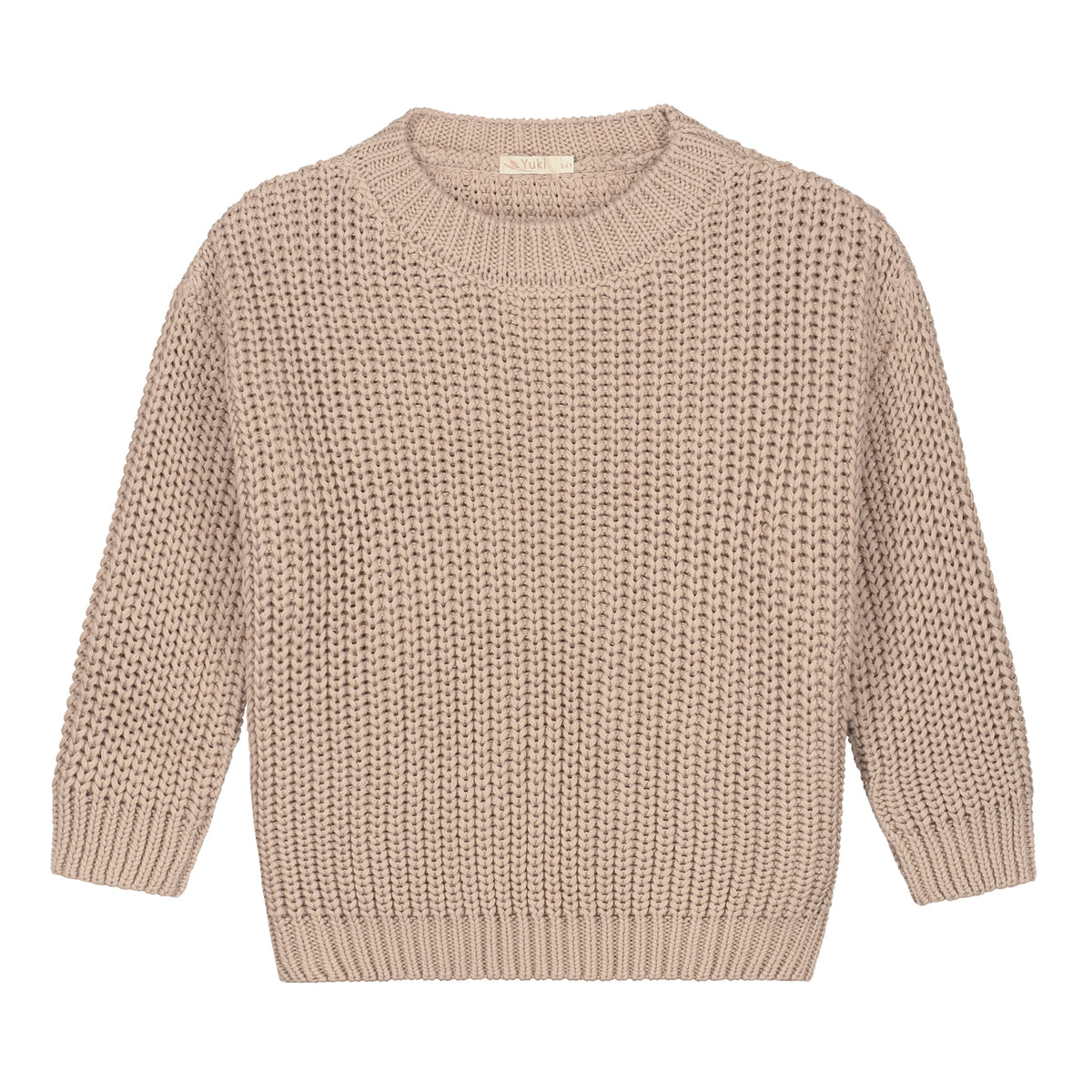 Yuki Originals | Chunky Knit Sweater for kids | Color Shell – Yuki Kidswear